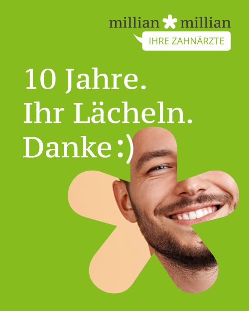 Foto: Foto: 10 Jahre. Ihr Lächeln; Bild von Mann in Blume